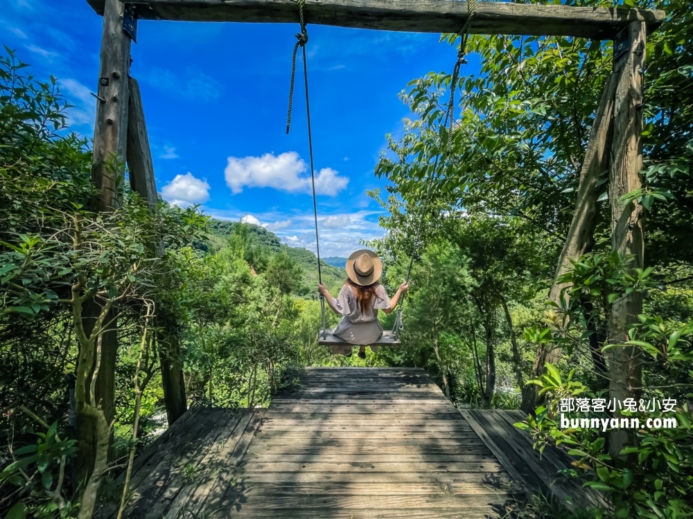 苗栗哈比丘莊園，可愛笑笑羊和水豚君出沒，美拍天空鞦韆與哈比屋
