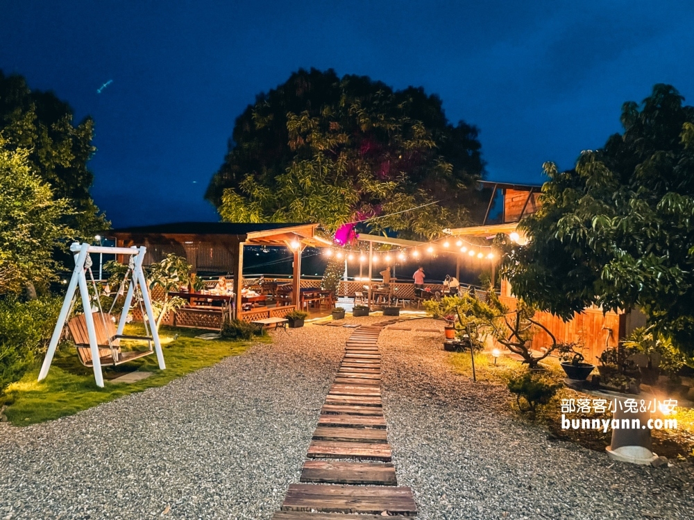 紫の饌斜張橋觀景咖啡廳，欣賞斜張橋夜景泡茶秘境