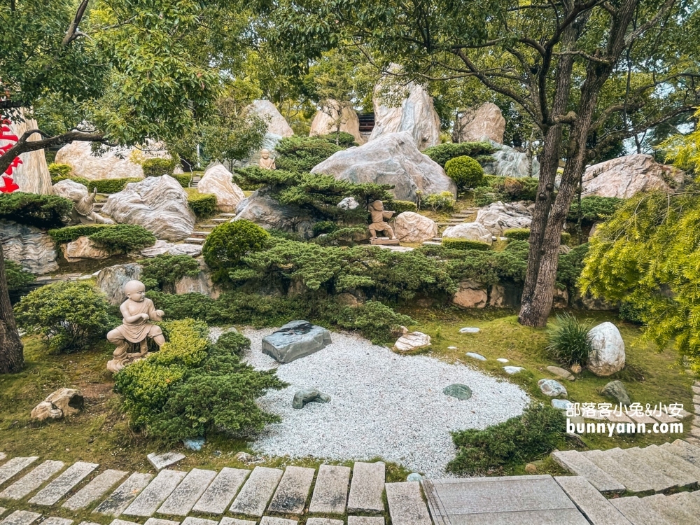 苗栗三義【佛頂山朝聖寺】漫步日式山水庭院好愜意