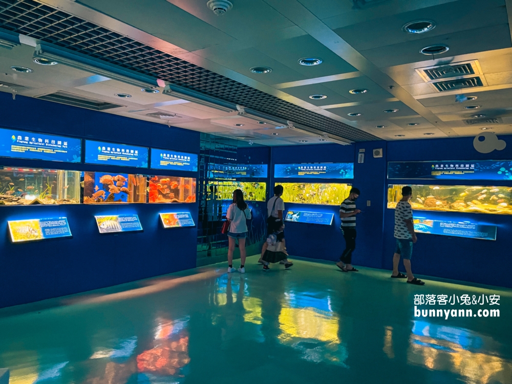 屏東【長治水族館】有很多稀奇古怪的魚類和蝦子，門票價格也很親民