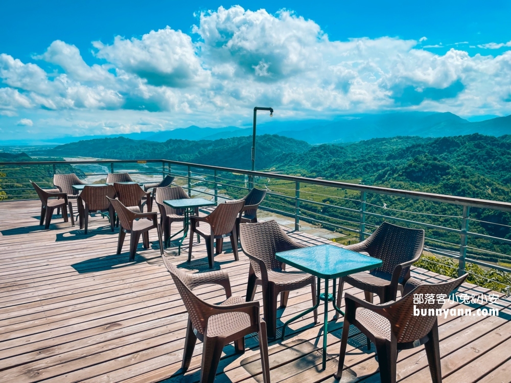 花藞藞玫瑰岩休閒農場，視野超棒的景觀餐廳，看見台東遼闊