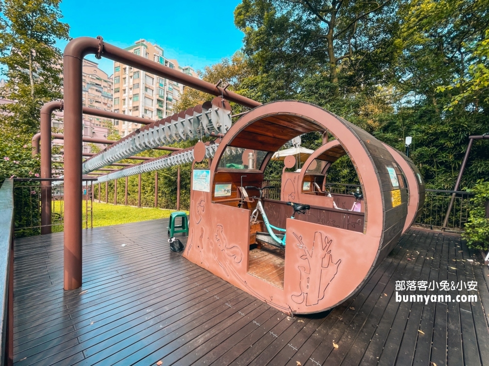 桃園「大有梯田生態公園」戶外超大磨石子溜滑梯，絕對是帶小孩放電的好地方