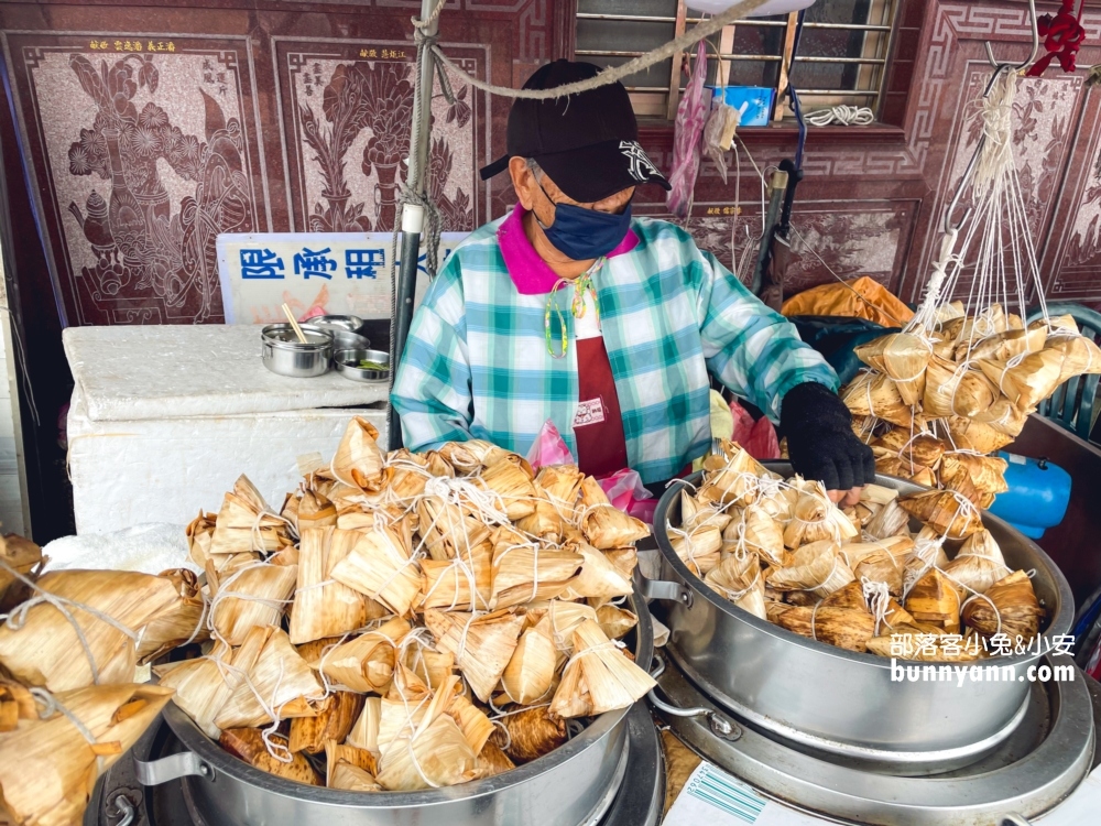 石門林蜂肉粽，高齡98歲阿嬤的肉粽攤，十八王公必買肉粽