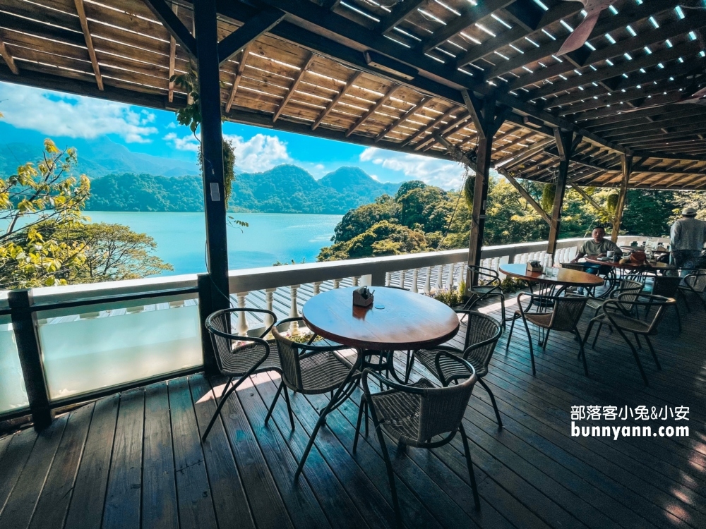 桃園咖啡店【環湖咖啡好食】美麗水庫湖景第一排視野有夠好