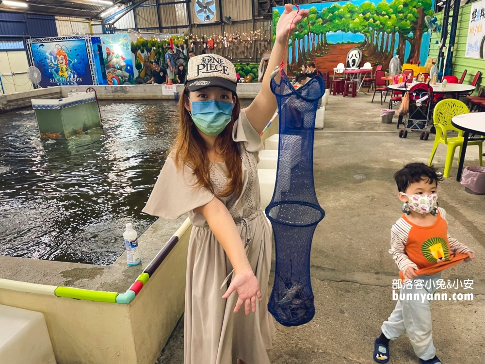 六隻蝦釣蝦場(如意)谷歌評分4.8超好上鉤蝦場，體驗雙鉤釣蝦好地方