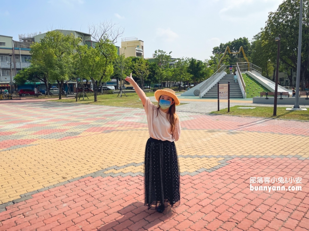 嘉義【打貓親子廣場】民雄有沙坑&溜滑梯的早安公園