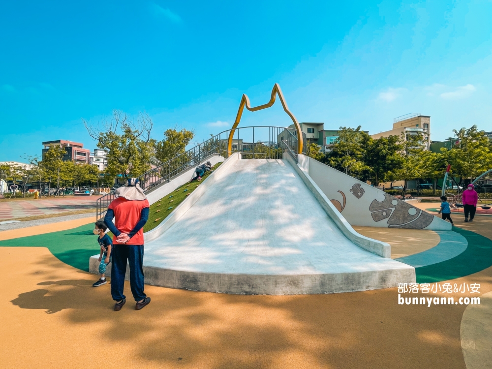 嘉義【打貓親子廣場】民雄有沙坑&溜滑梯的早安公園