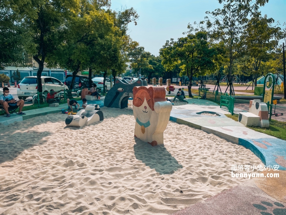 嘉義【打貓親子廣場】民雄有沙坑&溜滑梯的早安公園