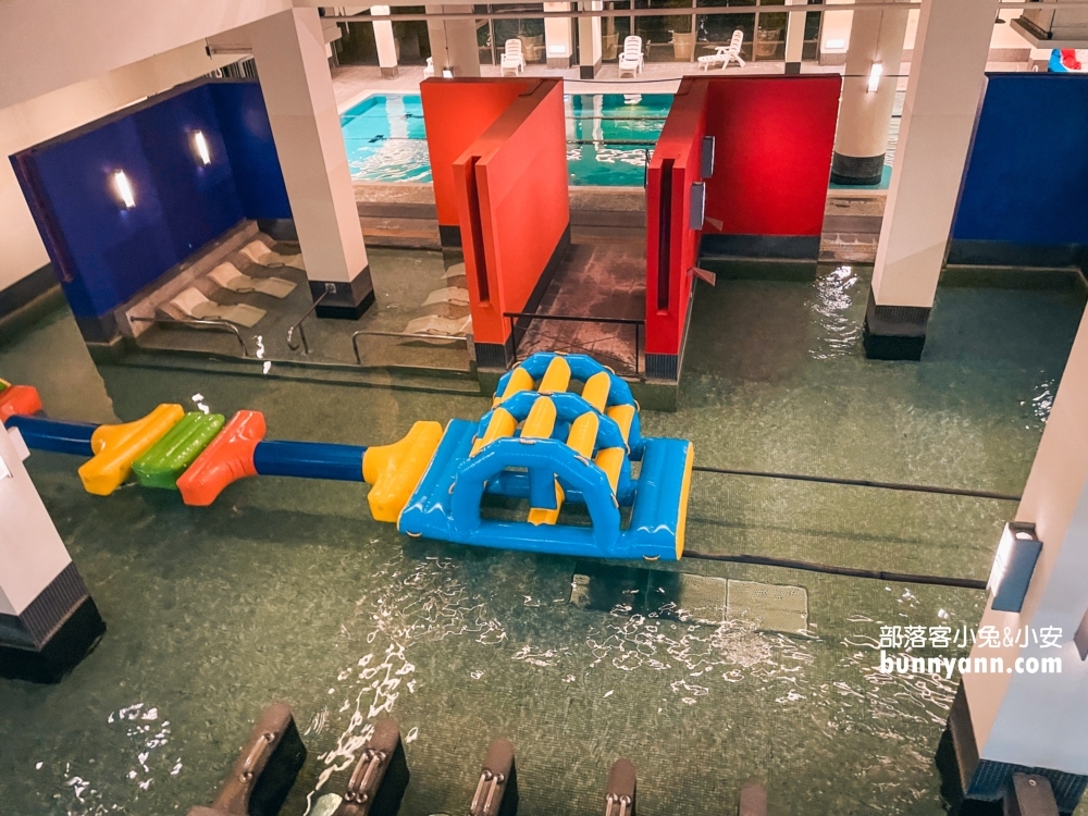 桃園【南方莊園渡假飯店】裡面的水療設施、親子遊戲區超好玩