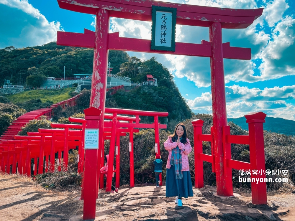 日本【元乃隅神社】美拍123座紅色的鳥居，日本最美景點之一。