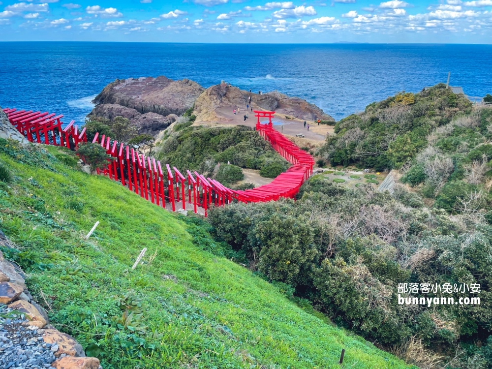 日本【元乃隅神社】美拍123座紅色的鳥居，日本最美景點之一。