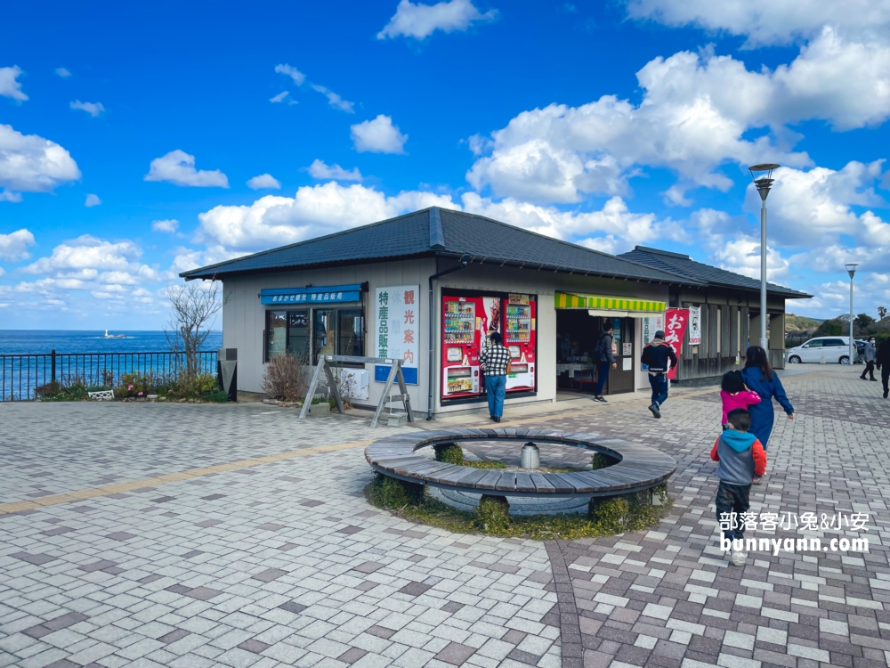 【角島大橋】景色超美的角島大橋展望台，和食処夢岬定食。
