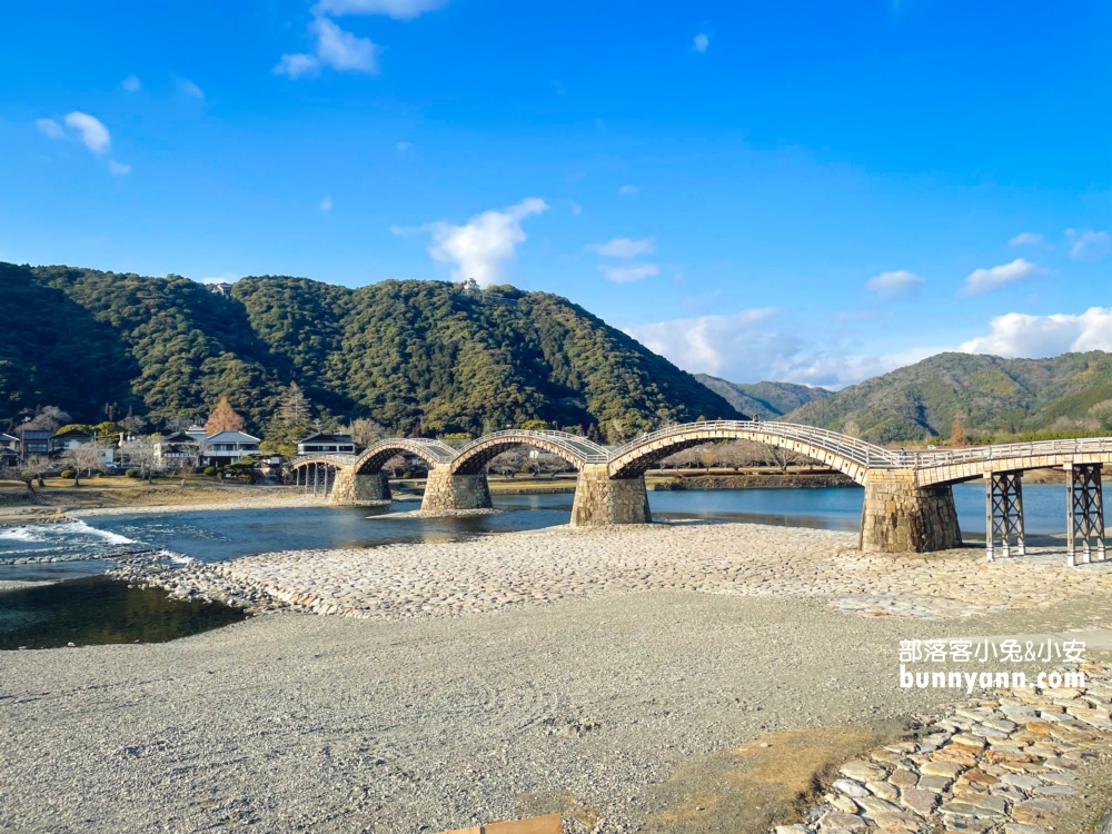【山口岩國錦帶橋】日本三名橋之一，岩國城天守閣視野超好