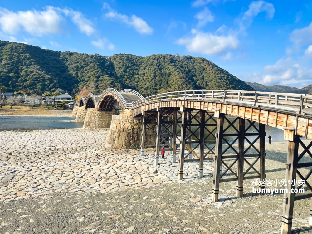 【山口岩國錦帶橋】日本三名橋之一，岩國城天守閣視野超好
