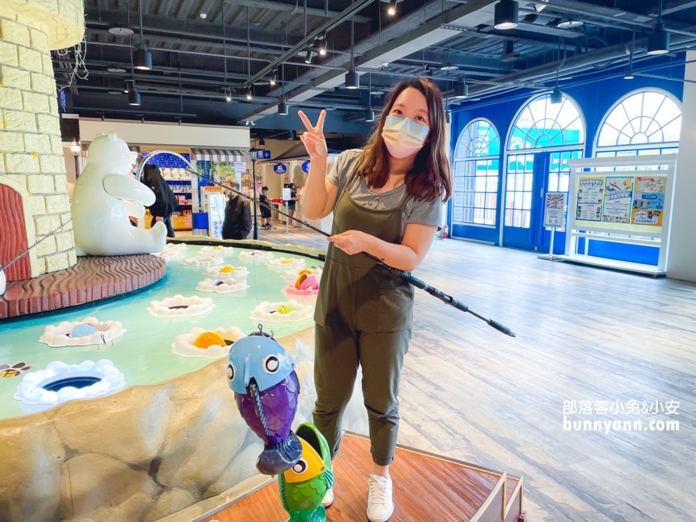 台中【寶熊漁樂碼頭】有釣魚故事館、虛擬釣魚體驗、海洋劇場等豐富設施