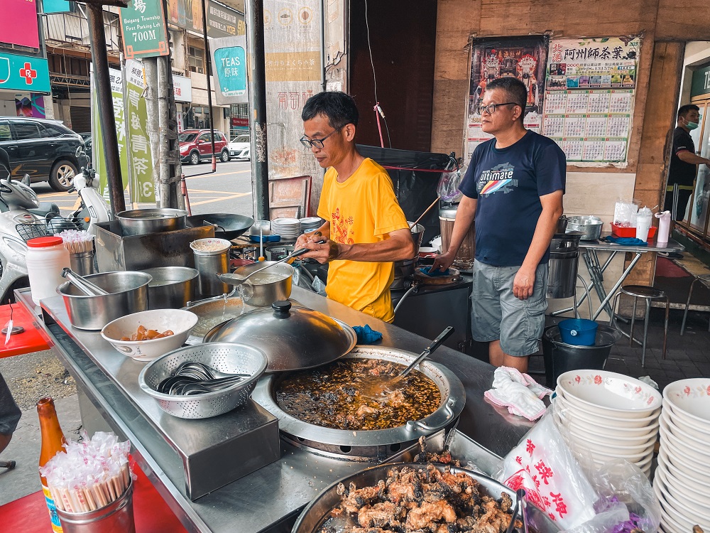 雲林【圓環紅燒青蛙湯】小鎮內專賣田蛙湯的路邊小吃店