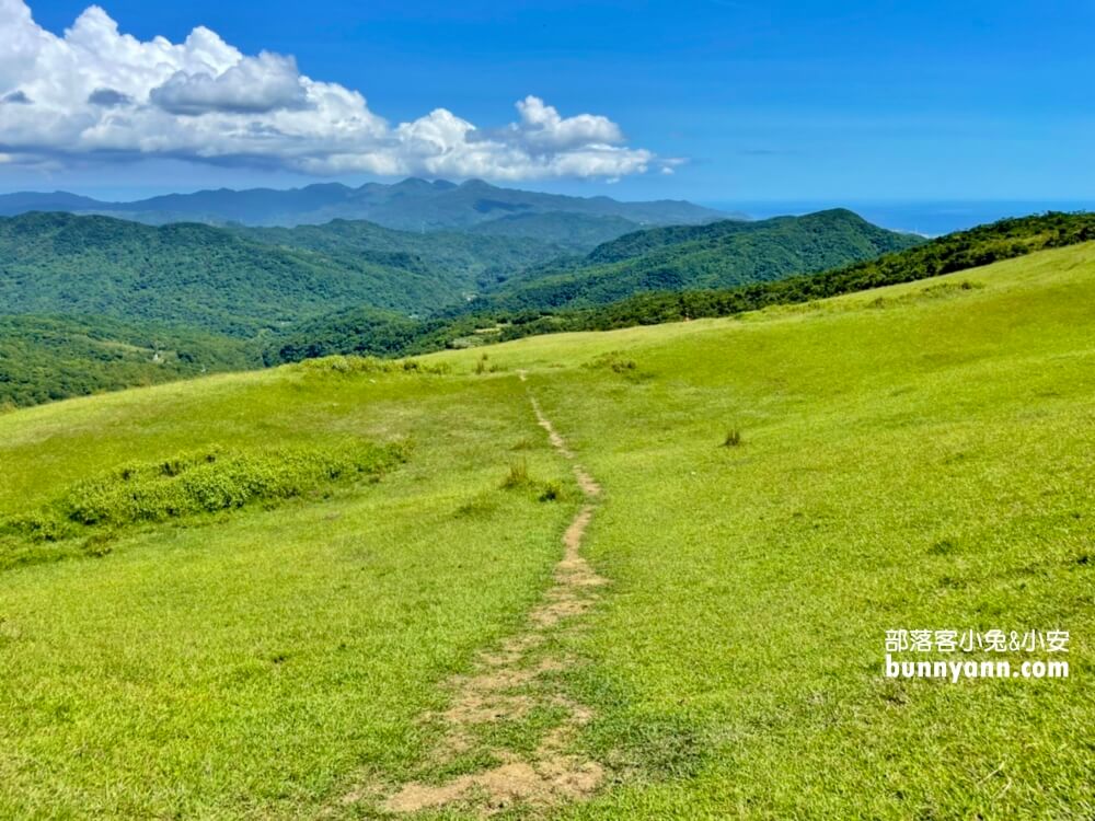 桃源谷步道內寮線，半小時攻頂山陵線，眺望北台灣最美大草原