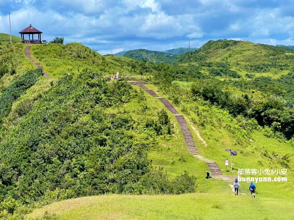 桃源谷步道內寮線，半小時攻頂山陵線，眺望北台灣最美大草原