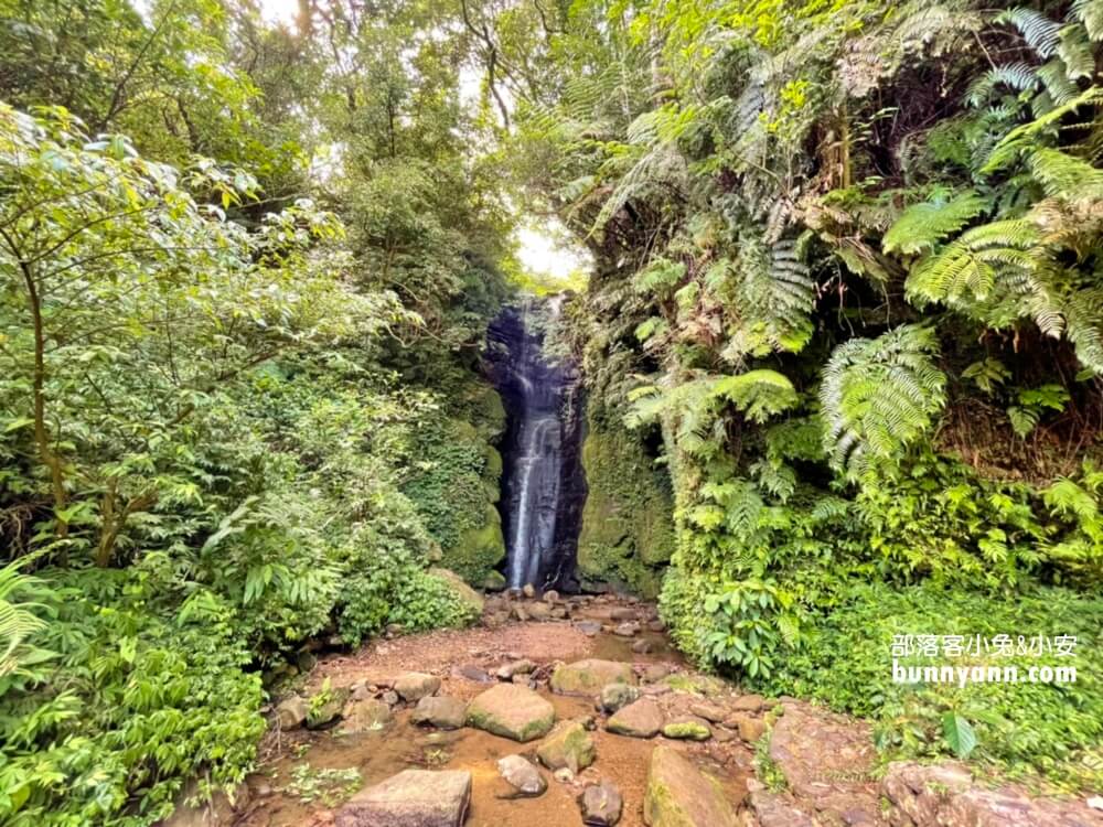 基隆【七堵泰安瀑布】來回大約30分鐘，終點是沁涼無比的森林瀑布