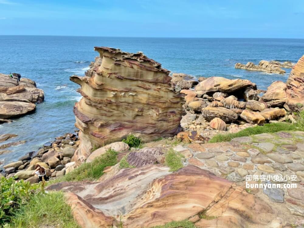 【南雅奇岩】冰淇淋岩石，湛藍大海讓人拋開煩惱