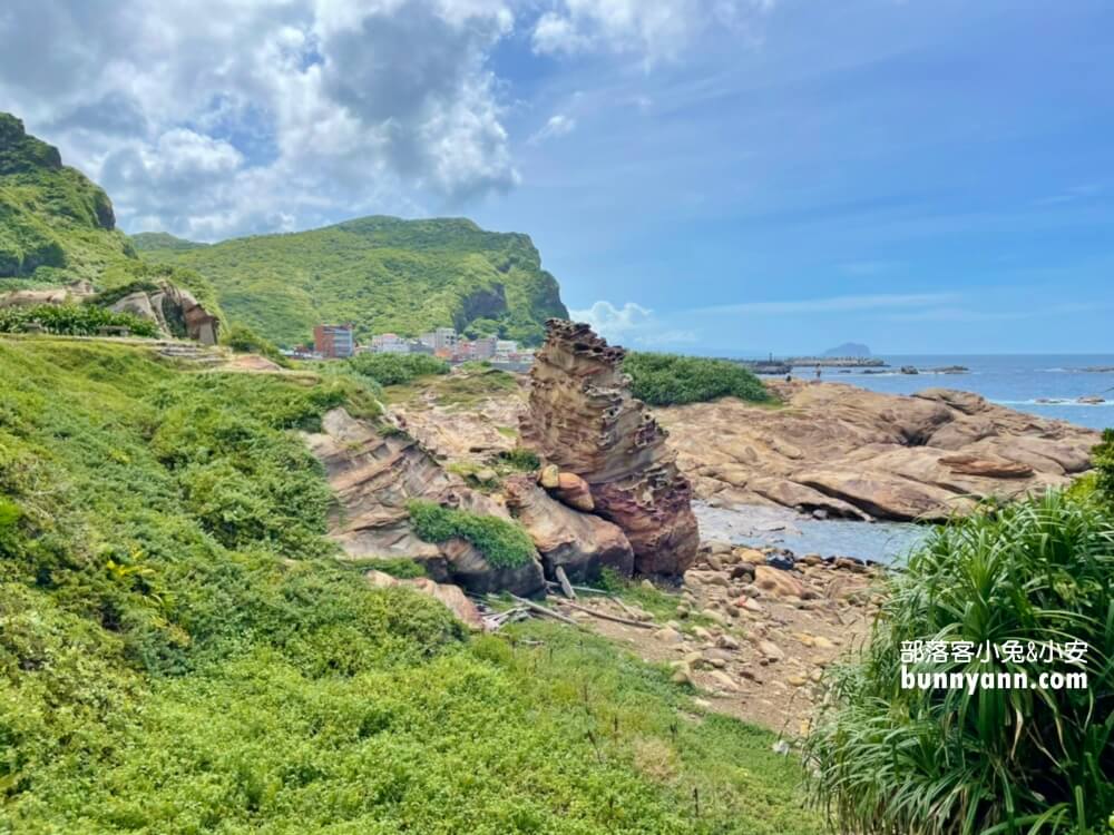 【南雅奇岩】冰淇淋岩石，湛藍大海讓人拋開煩惱