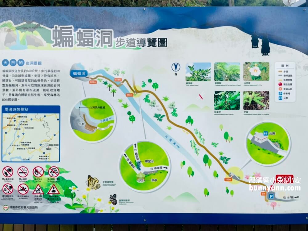 桃園【三民蝙蝠洞】拉拉山私房森林鋪瀑布步道景點