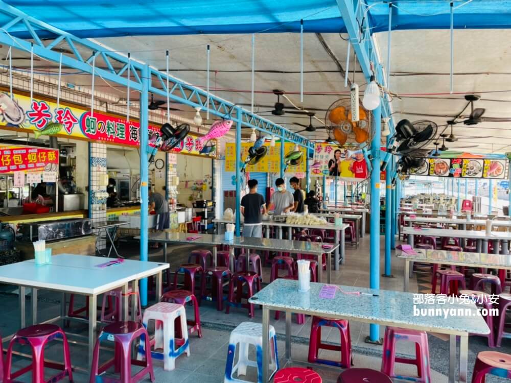 嘉義【東石漁人碼頭】愛琴海異國建築、彩色蚵殼屋、海豚隧道一日遊