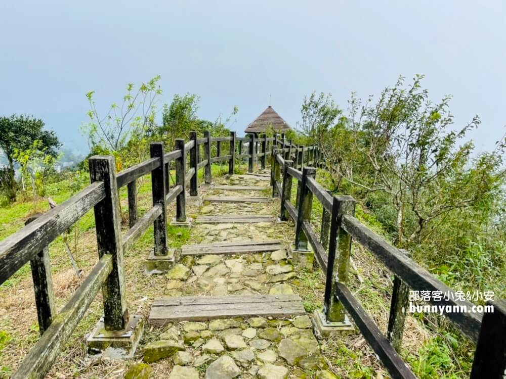 【二延平步道】除了景色悠閒，更能瞧見雲瀑、雲海、隙頂夕照、茶田景色等自然美景