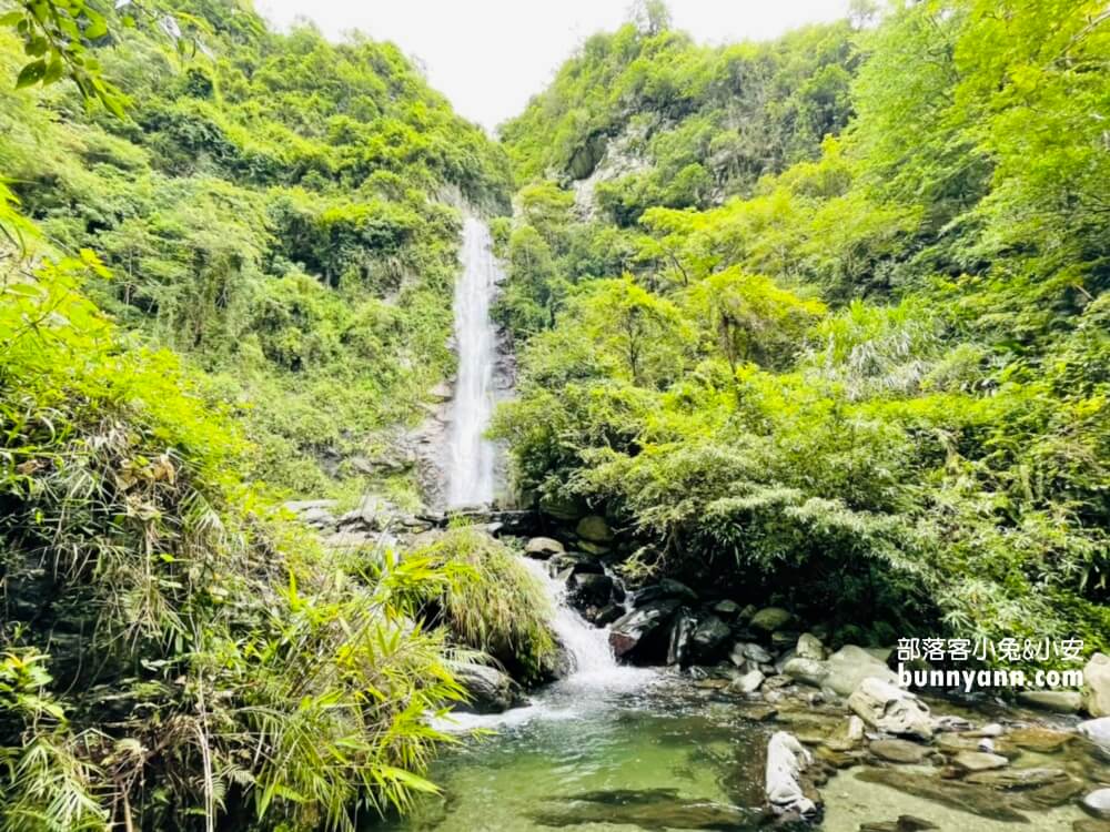 花蓮【南安瀑布】走一分鐘即可賞飛瀑，地點交通觀光指南