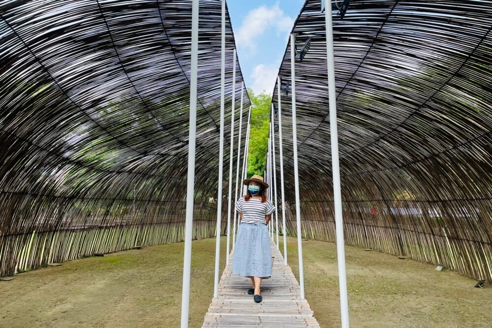 台南月津港親水公園，橋南老街半日遊，騎單車漫遊河濱好悠閒