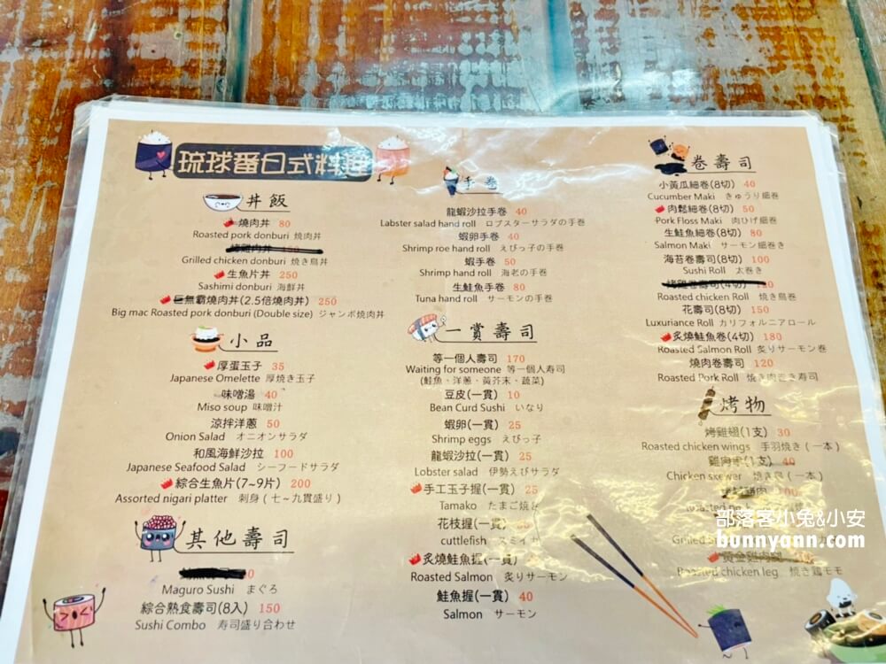 琉球番壽司，生魚片厚度份量沒在客氣，人氣丼飯便宜必點