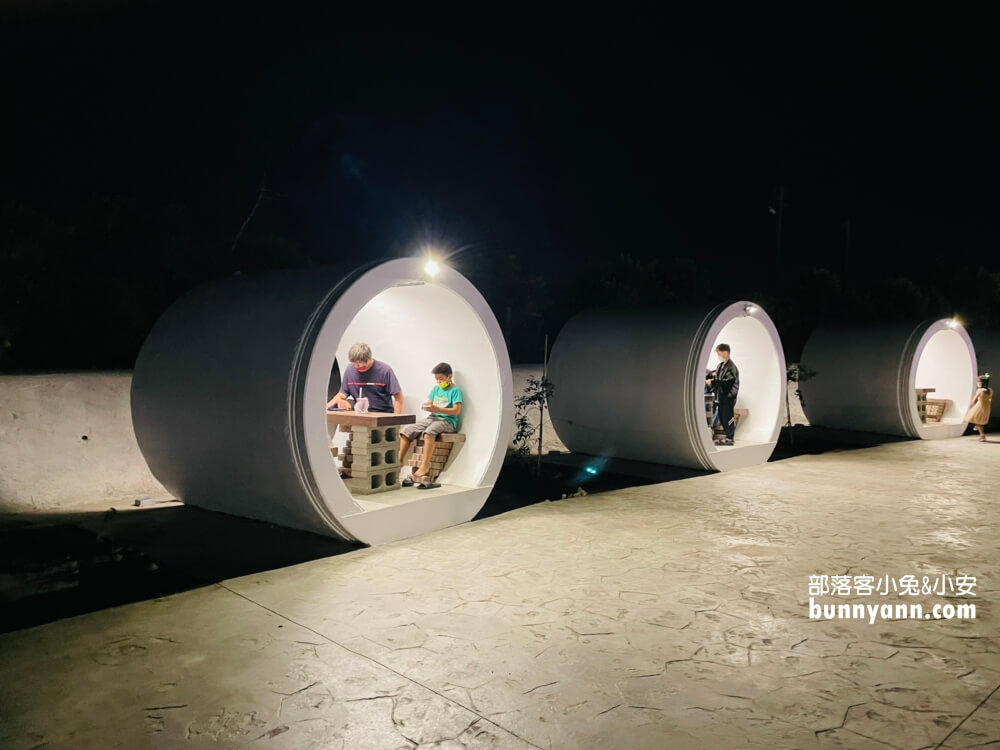 【舊社代安宮】全長2公里的池畔步道，有親子溜滑梯跟夜晚燈光可逛