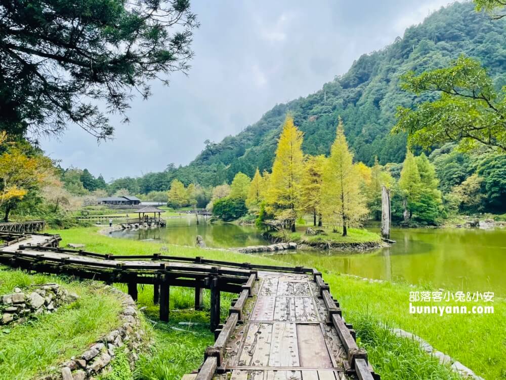 宜蘭明池森林遊樂區，單程只要步行約30分鐘就能環湖一圈