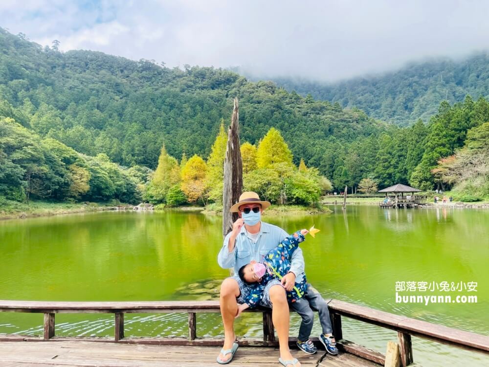 宜蘭明池森林遊樂區，單程只要步行約30分鐘就能環湖一圈