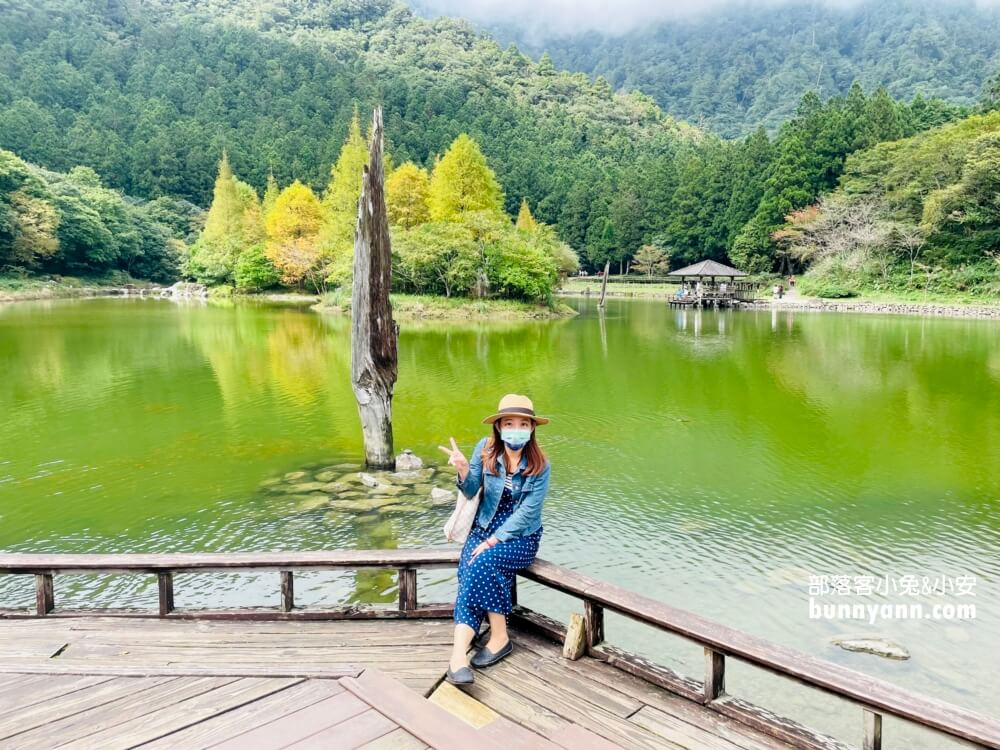 宜蘭明池森林遊樂區，單程只要步行約30分鐘就能環湖一圈