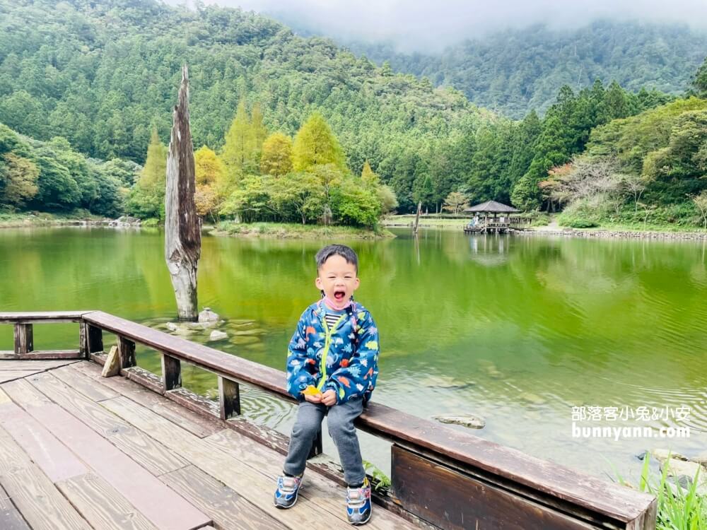 宜蘭明池森林遊樂區，單程只要步行約30分鐘就能環湖一圈