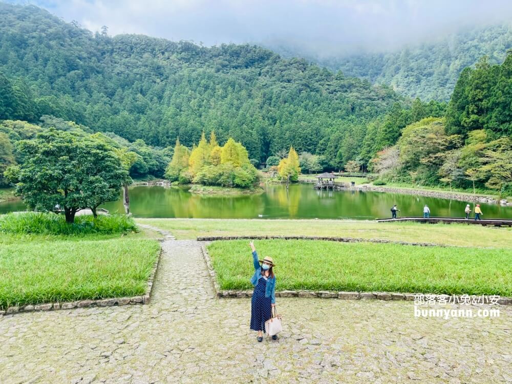 宜蘭明池森林遊樂區，單程只要步行約30分鐘就能環湖一圈