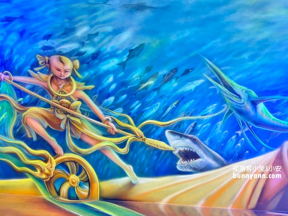 宜蘭走進海洋王國，祝大漁物產文創館，夢幻3D擬真海底隧道