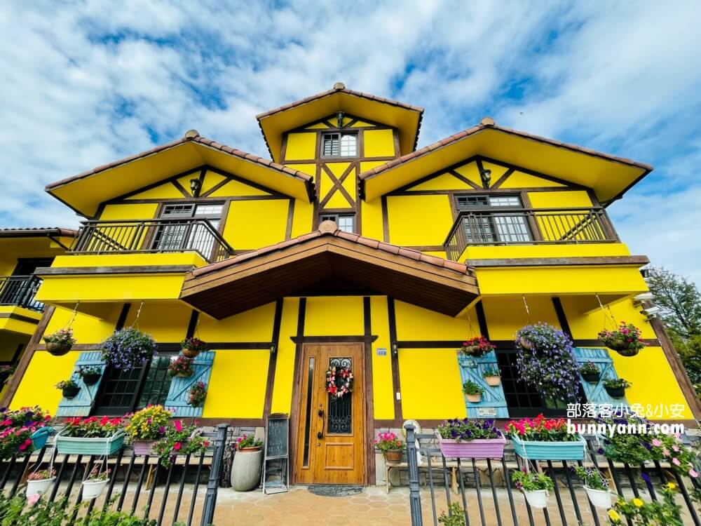 大溪【黃色小屋咖啡莊園】藏身田野的景觀咖啡廳，下午茶好吃又好拍