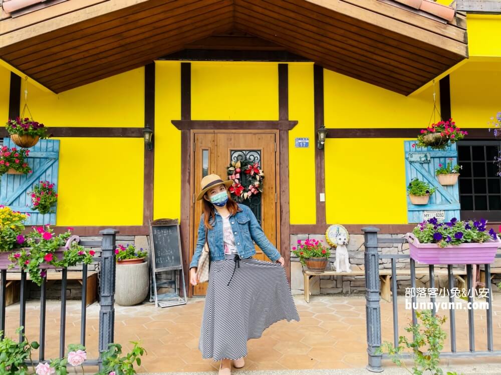 大溪【黃色小屋咖啡莊園】藏身田野的景觀咖啡廳，下午茶好吃又好拍