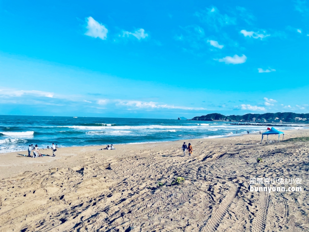 金山中角灣沙灘漫步，隱藏版中角灣遊客中心看海廣場
