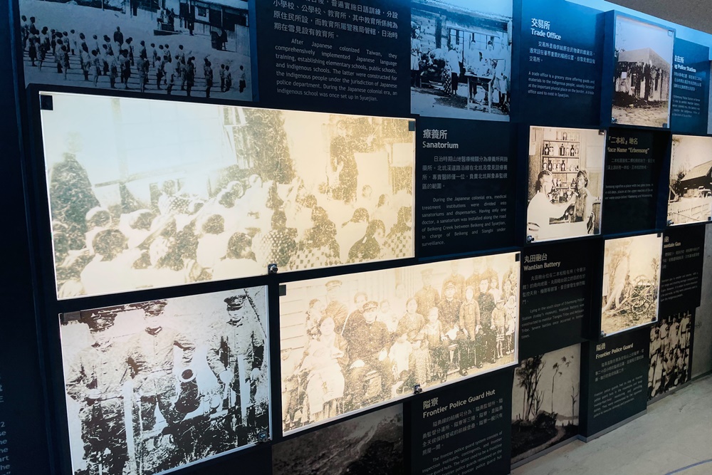 苗栗二本松解說站，丸田砲台文史紀念館，俯瞰大安溪谷景色