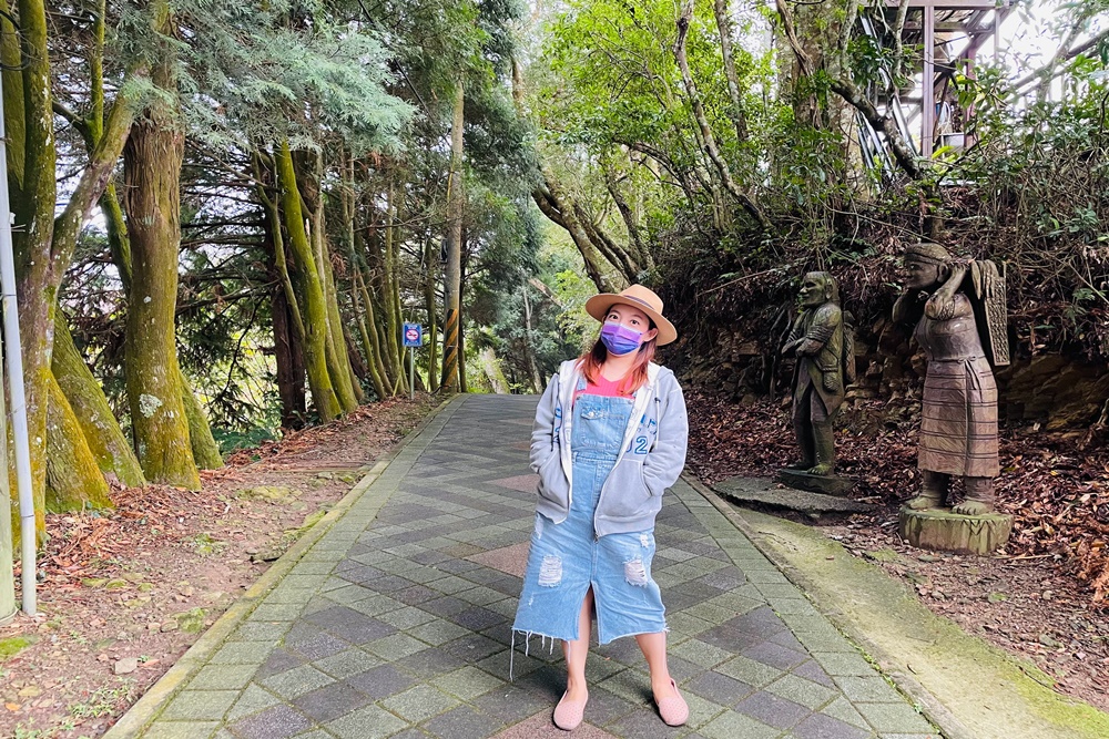 苗栗二本松解說站，丸田砲台文史紀念館，俯瞰大安溪谷景色