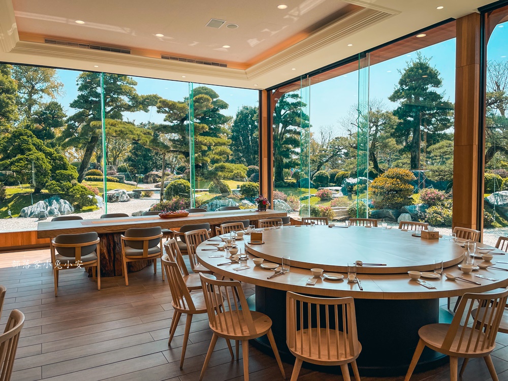 彰化美食推薦｜松柏軒景觀餐廳：靜賞日式松柏庭園，一邊享用星級料理超放鬆！