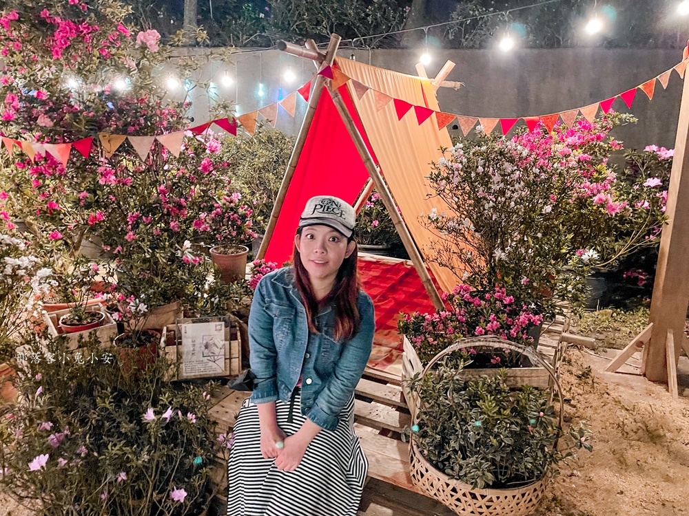 萬金杜鵑花聚落夜晚點燈超美，展期到2022/03/13為止