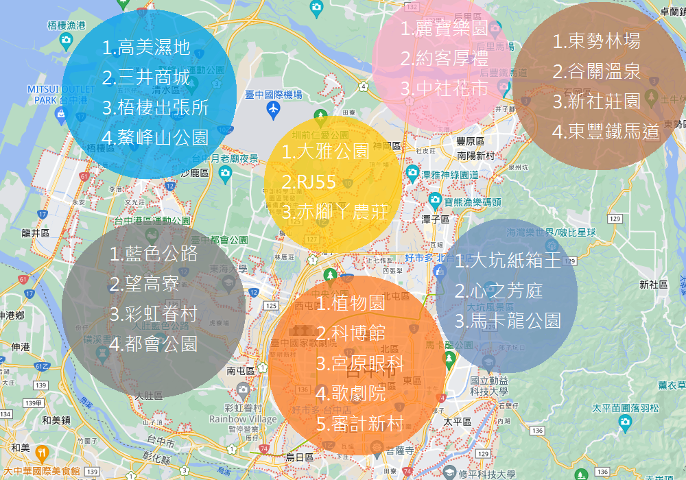 2025【台中景點】台中自由行Top60市區近郊景點、一日遊、美食全攻略