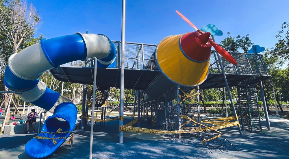 右昌森林公園｜高雄飛機主題親子公園也太好玩了。