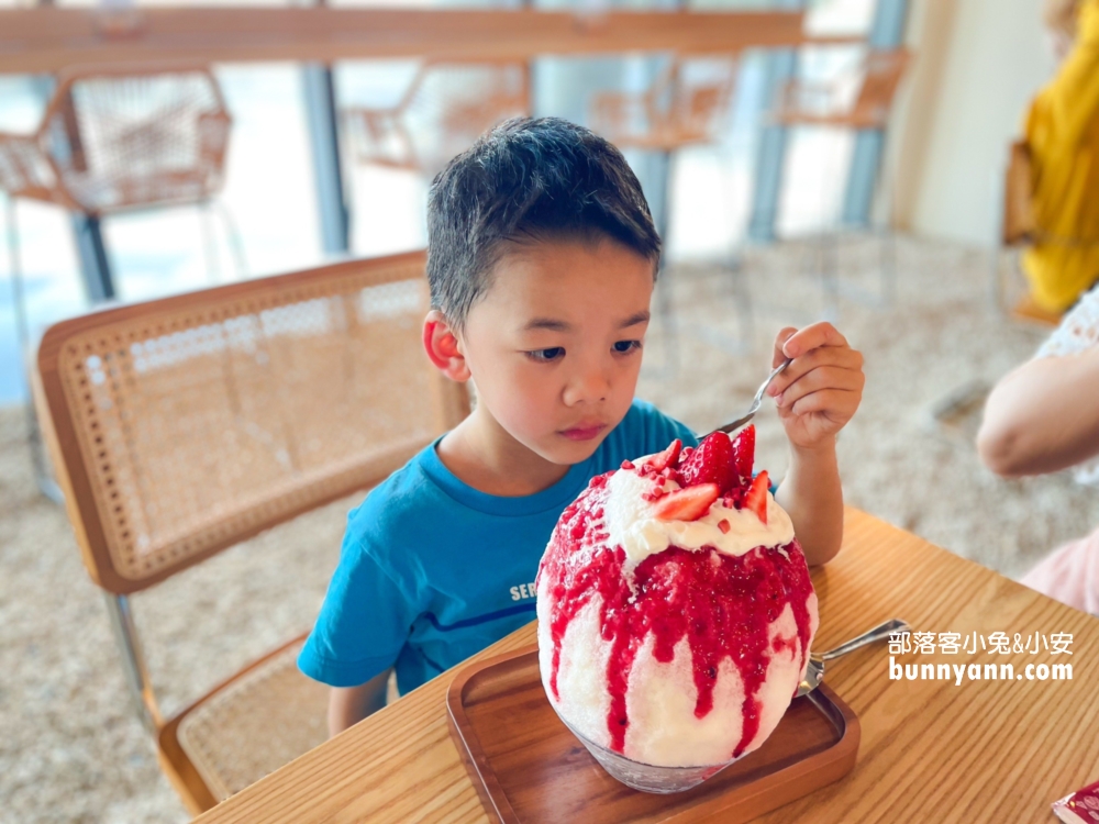 台中【微醺小夕陽】濕地遊客中心內超美沖繩風製冰店