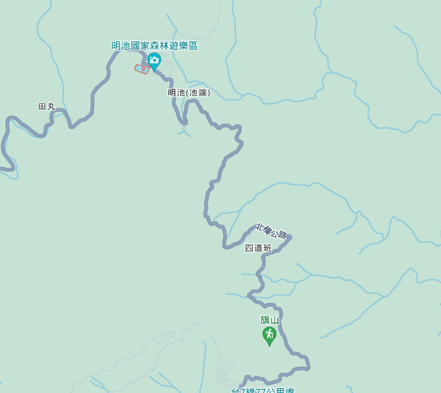 明池森林遊樂區地圖