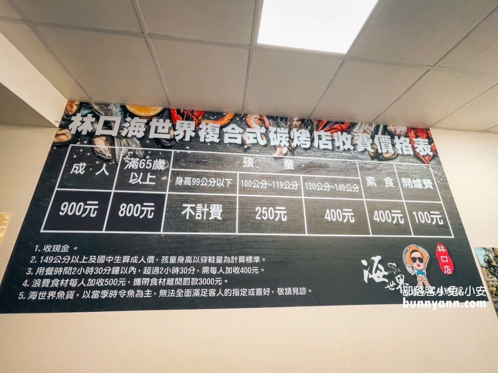 新北市【海世界複合式碳烤林口店】各種海鮮漁獲一整個放滿冰櫃任你挑